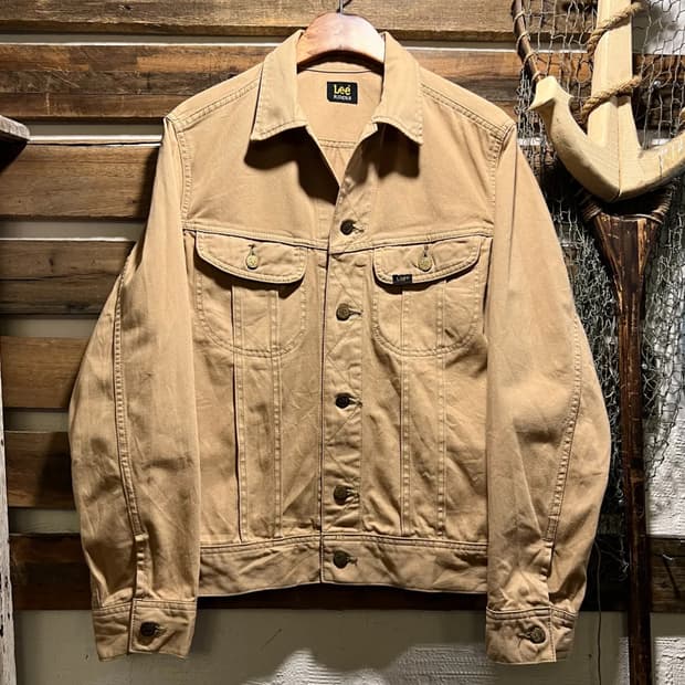 [L]Lee Riders 재팬 베이지 코튼 트러커 자켓