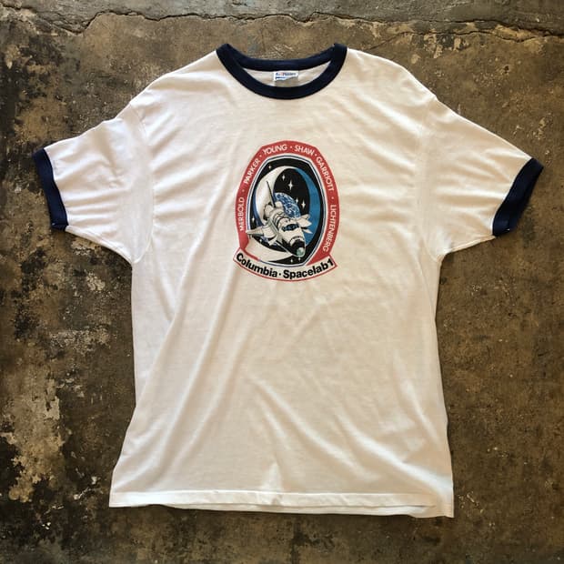 70s~90s Ringer T-shirt-XL