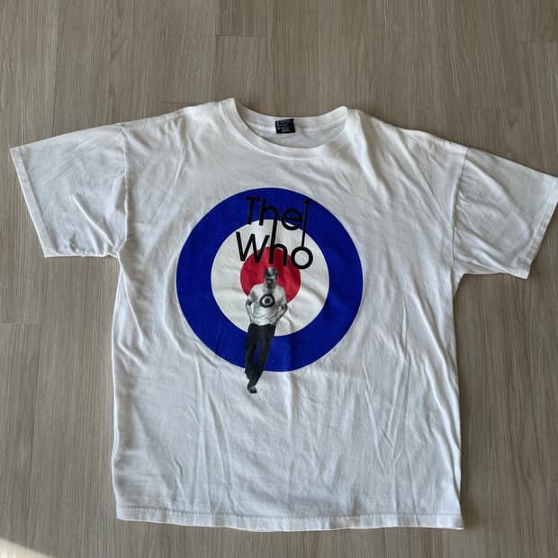 90s the who 빈티지 더 후 티셔츠