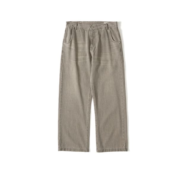 mfpen 24fw straight cut rivet jeans