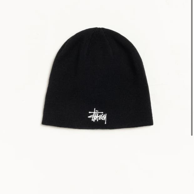 Stussy Basic Skullcap Beanie - Black