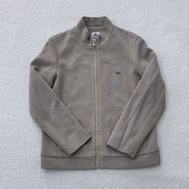 90 라코스테 니트 집업 자켓 0304E