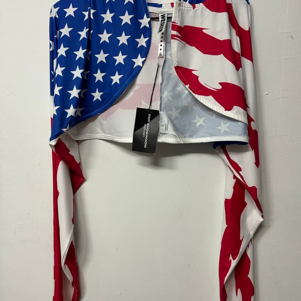 웨스켄 성조기 볼레로 사이즈3