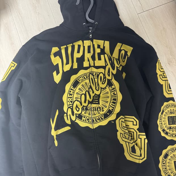 슈프림 널리지 후드집업 xxl