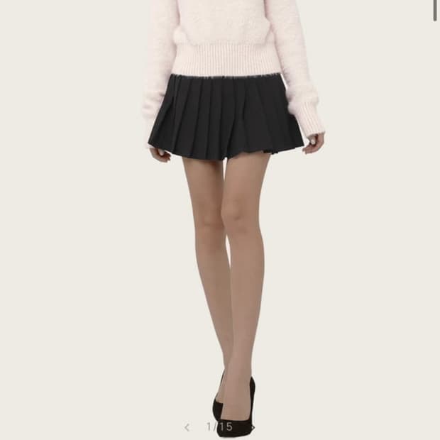 클리시어 러브포엠 넥스트링니트 핑크