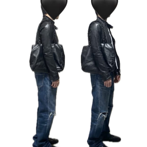 [os] 프라다 체인 레더백