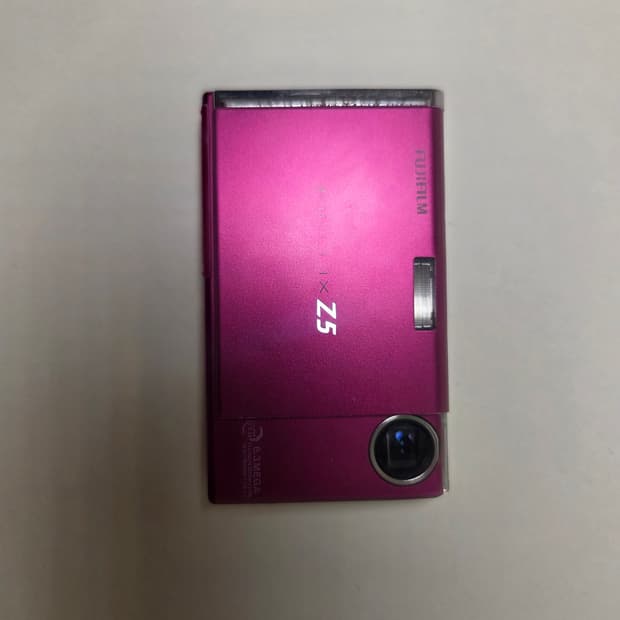 작례o) 빈티지 디카 디지털 카메라 후지필름 파인픽스 z5fd 핑크
