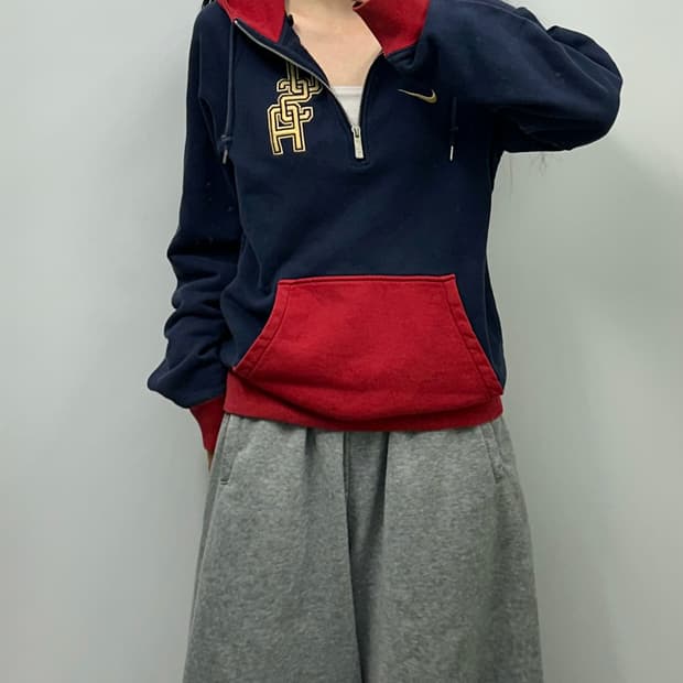 나이키 usa 미국 반집업 후드티