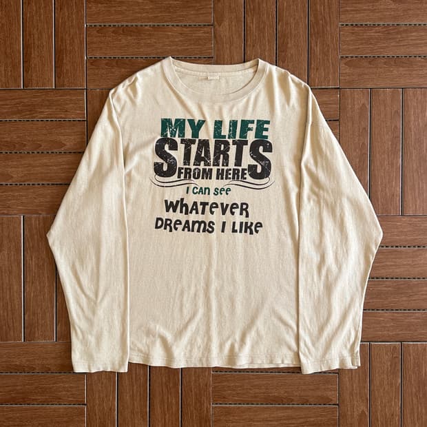 Side Way cotton printing long sleeves
