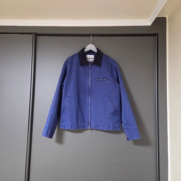 [M] 처칠롬퍼 프렌치 메카닉 워크자켓 워시드블루 / 디트로이트