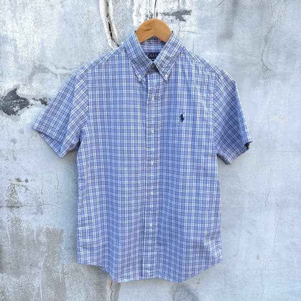 Polo 폴로 체크 반팔 셔츠