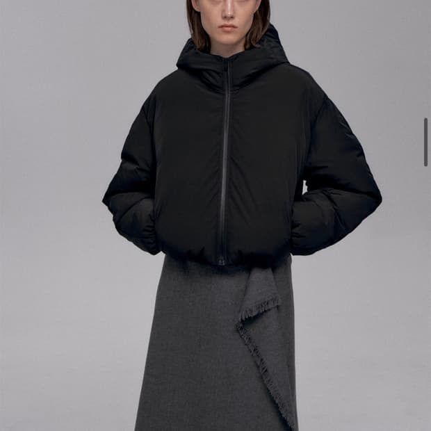 *판매중단예정* TheRye 더라이 구스다운 패딩 블랙