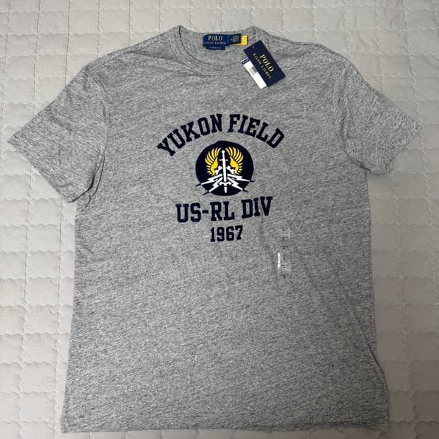 폴로 랄프로렌 유콘 반팔 티셔츠 그레이 M 새제품