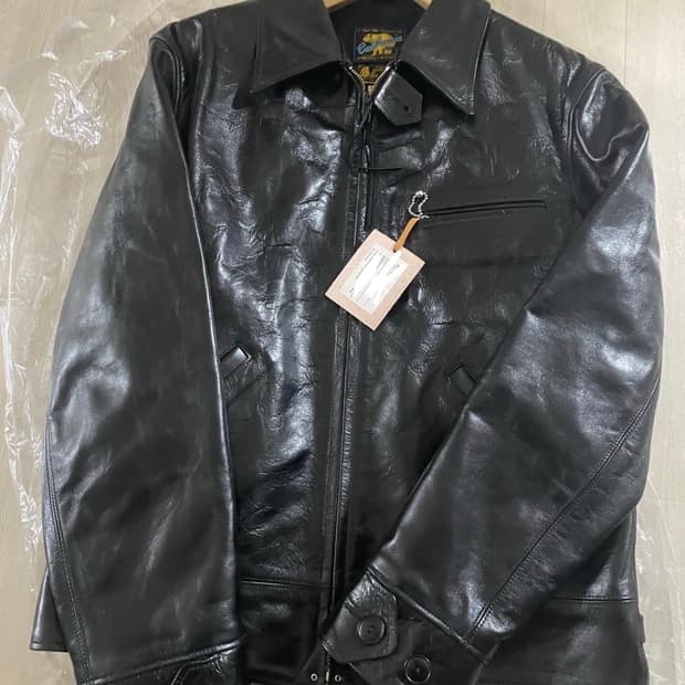 레인보우 컨트리 허큘리스 레더 자켓 블랙 새상품 38 사이즈 오더