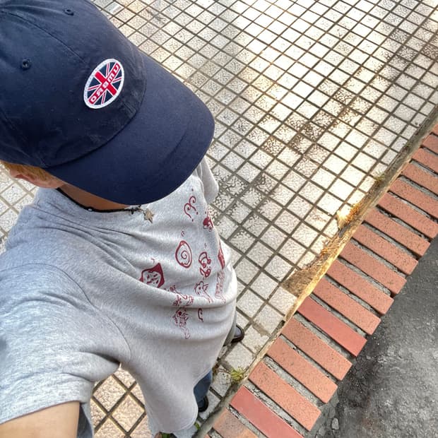 엄브로 네이비 유니온잭 볼캡