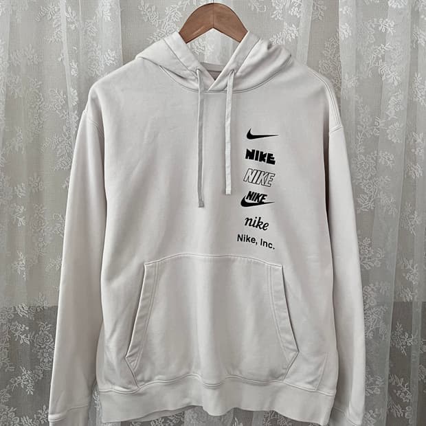 XXL) 나이키 스우시 기모 후드 티셔츠