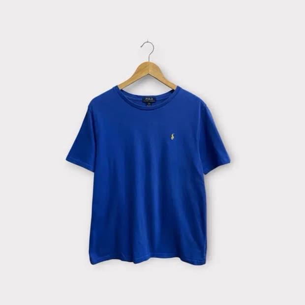 폴로 랄프로렌 블루 라운드 티셔츠 S