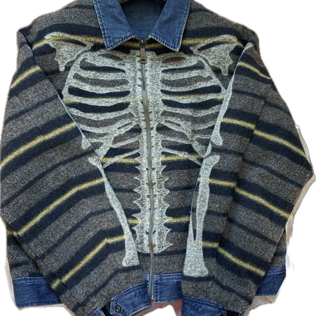 [ 4 size ] 캐피탈 본 리버시블 11.5oz 데님 자켓