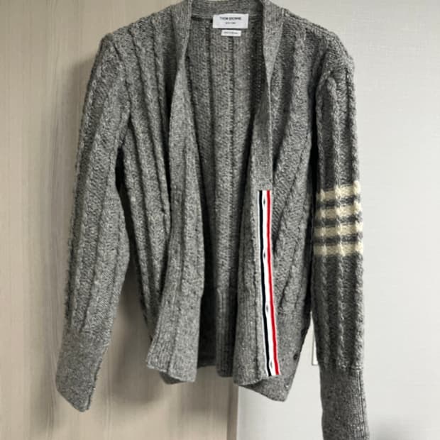 톰브라운 24SS 트위스트 케이블 가디건 MKC486B Y1506 05