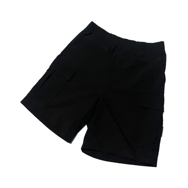 에잇세컨즈 블랙 카고 반바지