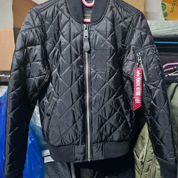 알파인더스트리 여성 봄버 자켓