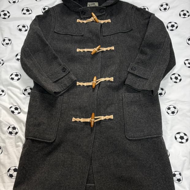 빈티지 차콜 떡볶이코트