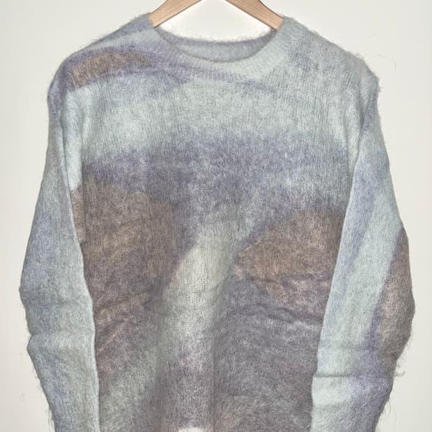 귀리 모헤어 니트