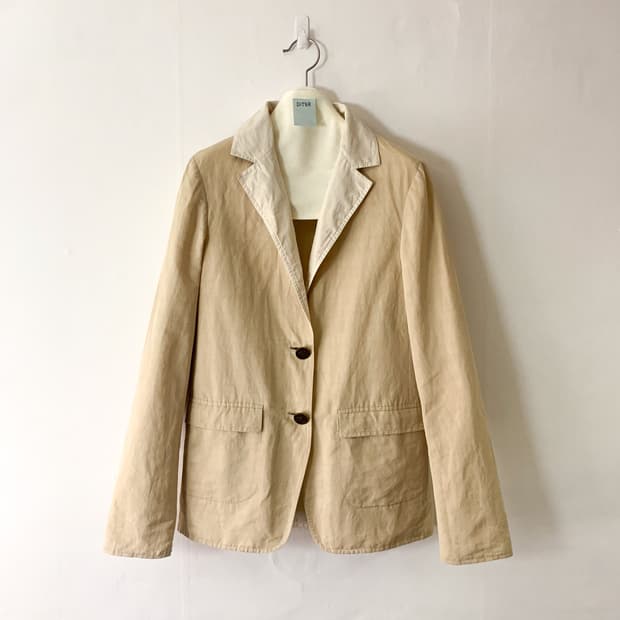 [S] 빈티지 랑방 린넨 자켓