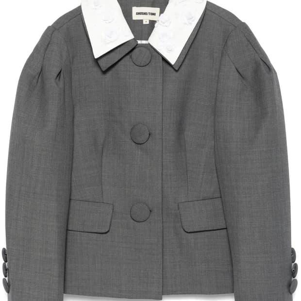 슈슈통 시퀸 카라 재킷 8사이즈