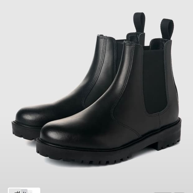 커스텀에이드 첼시부츠  소가죽 코만도 첼시부츠 닥터마틴 레드윙