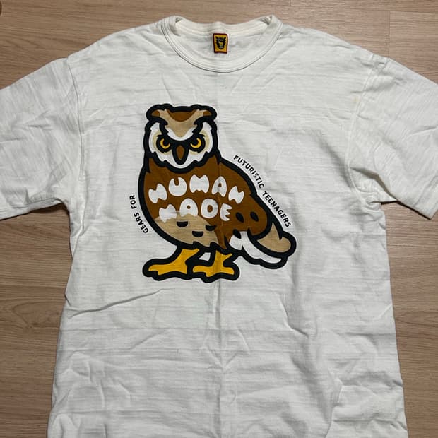 휴먼메이드 부엉이 반팔L