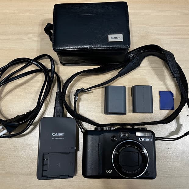 캐논 PowerShot G9 블랙 디지털 카메라