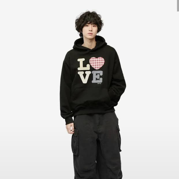 밈더워드로브 더블 니 파라슈트 카고 팬츠 블랙 M