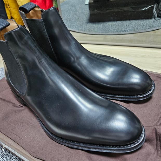 ​처치스(Church's) 첼시 부츠 블랙 275(UK 8.5) 새상품