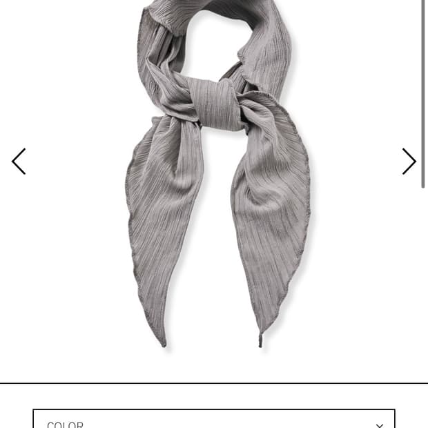 A.ta 에이타 스카프 그레이