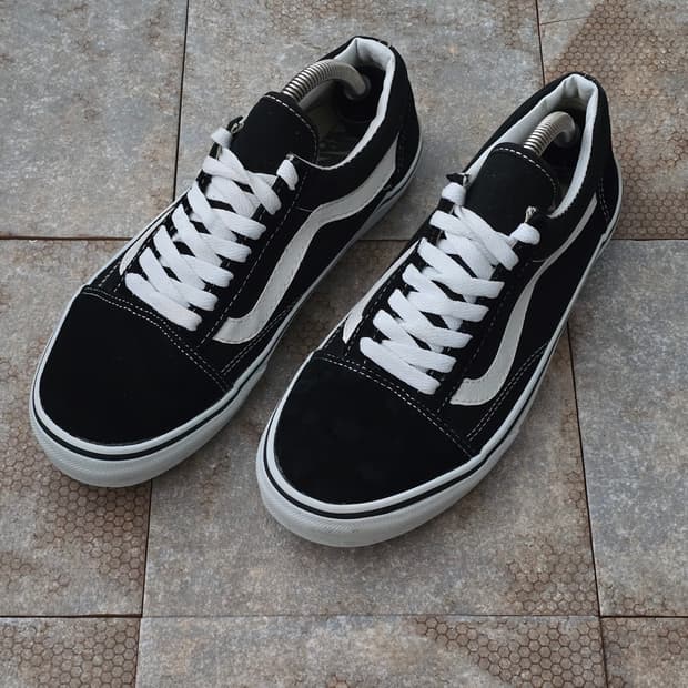 (245)반스 올드스쿨 검흰