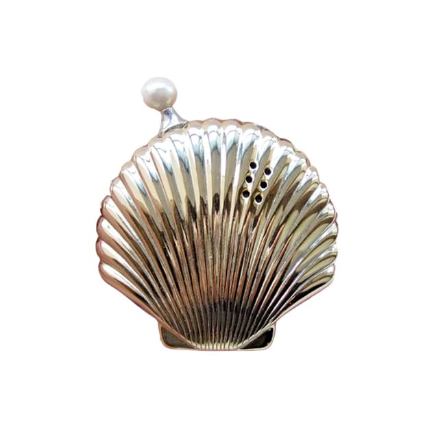 Japan 빈티지 금장 조개 진주 라이터