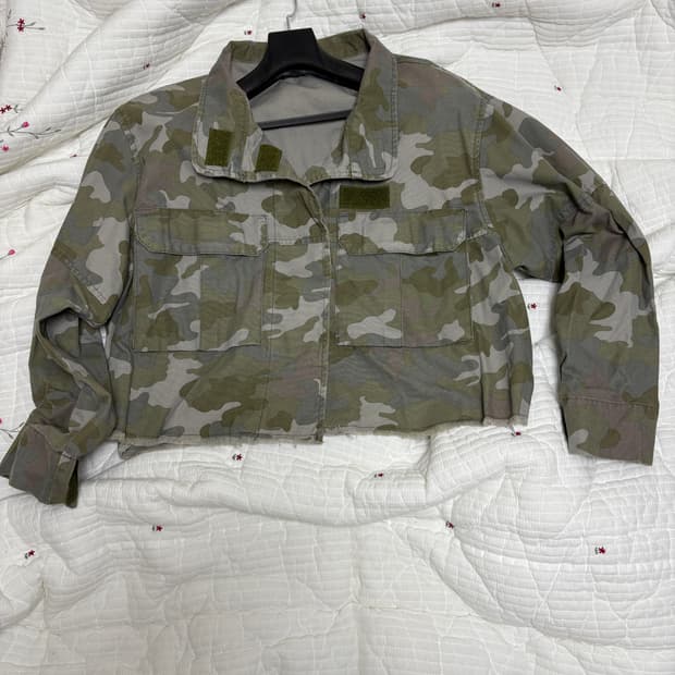 자라 카모플라쥬 야상 자켓 밀리터리 L