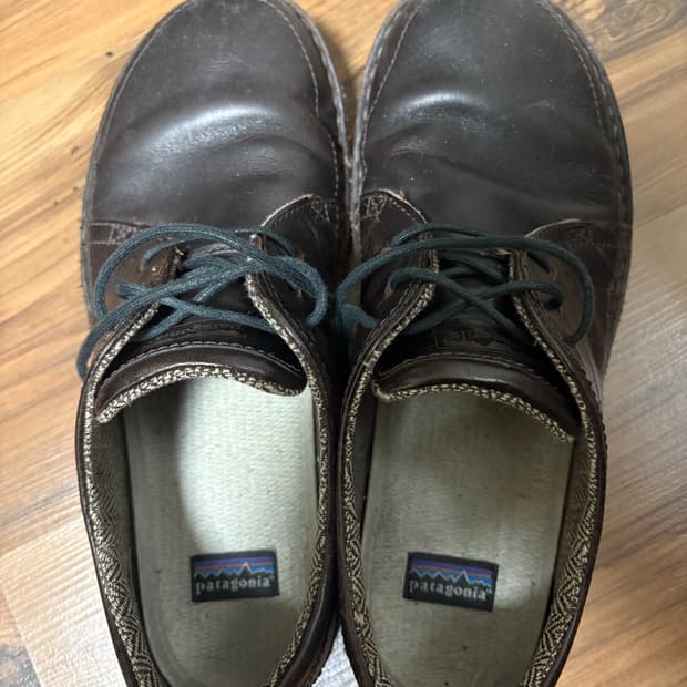 (본문필독)파타고니아 룰루(loulu) 슈즈 다크 브라운 us 9.5