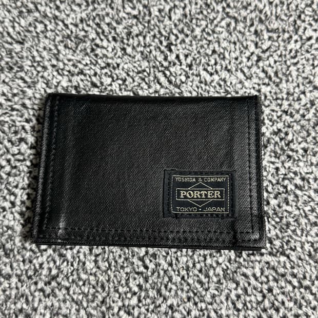 요시다포터 블랙 카드지갑