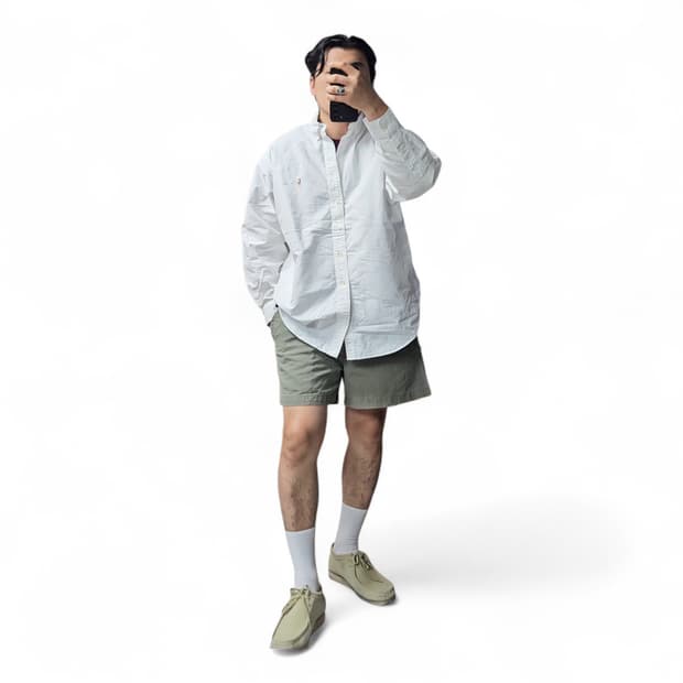 폴로 랄프로렌 화이트 셔츠 M0024