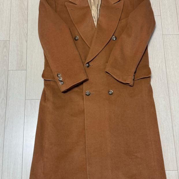 Sir hunt 울 캐시미어 혼방코트(L)