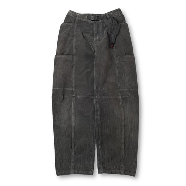 (26) 그라미치 그레이 코듀로이 와이드 카고 팬츠 S