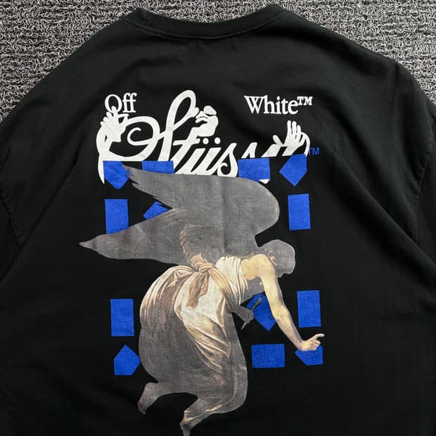 스투시x오프화이트 버질 아볼로 월드투어 반팔 2825