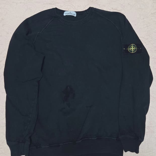 스톤아일랜드 맨투맨 20ss 블랙 XL