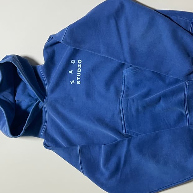 [L] 아이앱스튜디오 피그먼트 로얄블루 후드