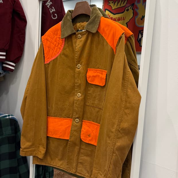 80s Softbak 빈티지 캔버스 모호크 헌팅 자켓 (made USA)