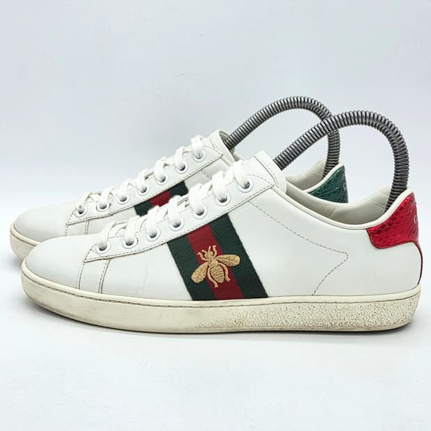 구찌 우먼스 꿀벌 에이스 스니커즈 (36)