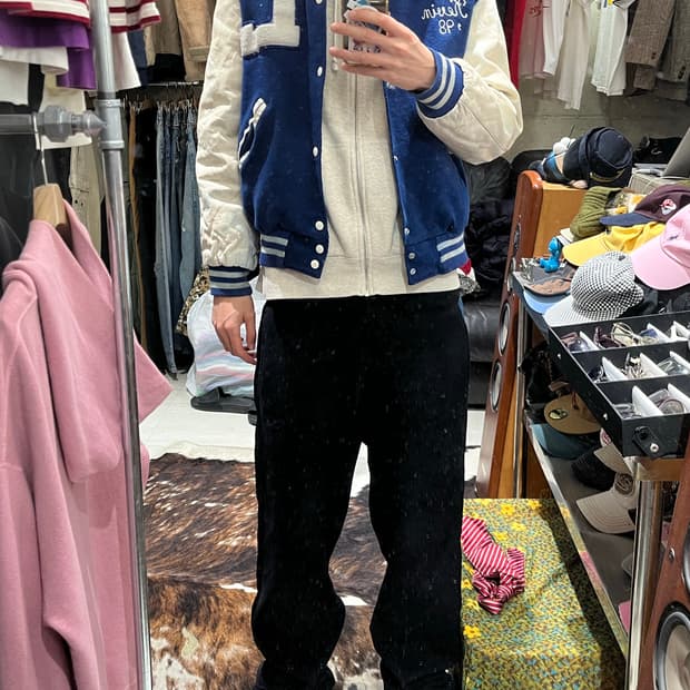 90s usa holloway 바시티 자켓