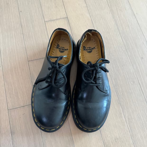 닥터마틴 3홀 1461 블랙 스무스 235